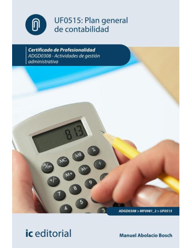 Plan General de Contabilidad. ADGD0308 - Actividades de gestión administrativa