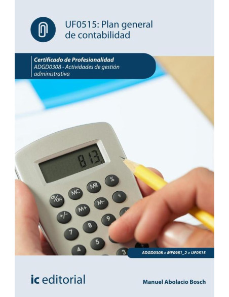 Plan General de Contabilidad. ADGD0308 - Actividades de gestión administrativa