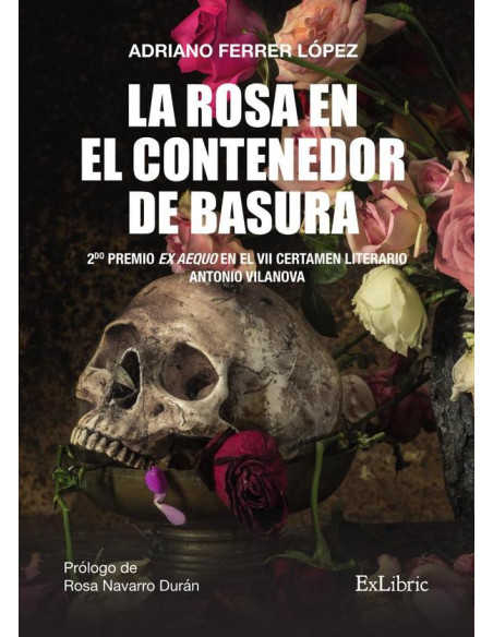 La rosa en el contenedor de basura