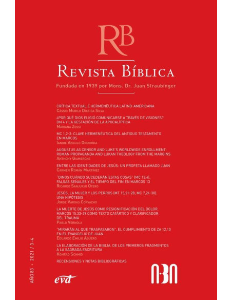 Revista Bíblica 2021/3-4 - Año 83