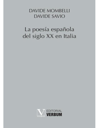 La poesía española del siglo XX en Italia