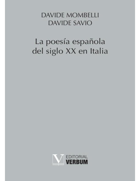 La poesía española del siglo XX en Italia