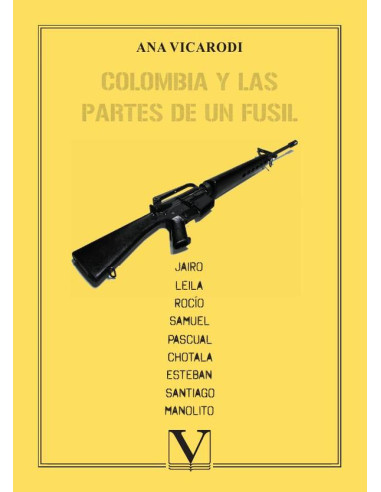 Colombia y las partes de un fusil