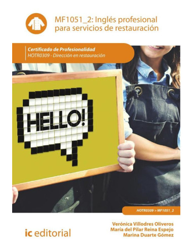 Inglés profesional para servicios de restauración. HOTR0309 - Dirección en restauración