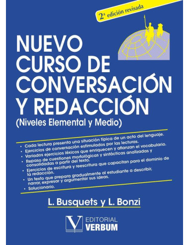 Nuevo curso de conversación y redacción:(Niveles Elemental y Medio)