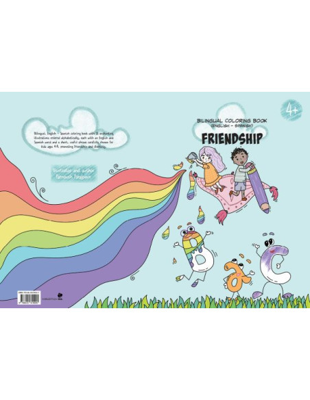 Friendship :Bilingual Coloring Book (English – Spanish)