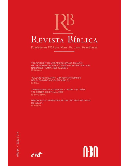 Revista Bíblica 2022/3-4 - Año 84