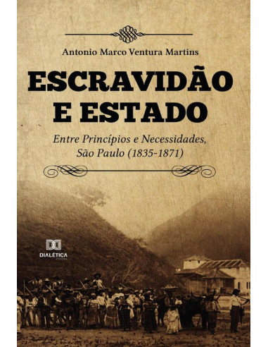 Escravidão e estado:entre princípios e necessidades, São Paulo (1835-1871)