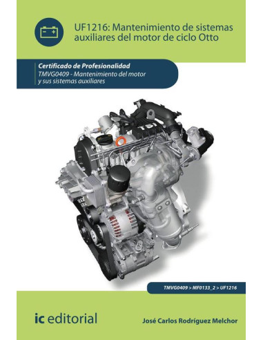 Mantenimiento de sistemas auxiliares del motor de ciclo Otto. TMVG0409 - Mantenimiento del motor y sus sistemas auxiliares