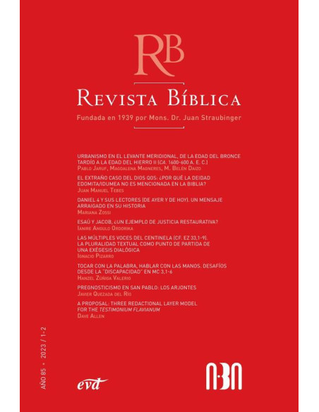 Revista Bíblica 2023/1-2 - Año 85