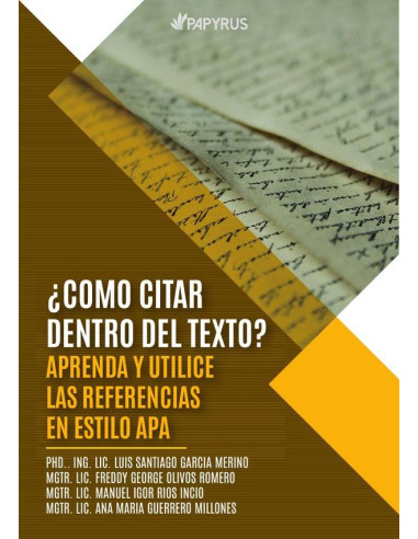 Como citar dentro del texto? Aprenda y utilice las referencias en estilo apa 