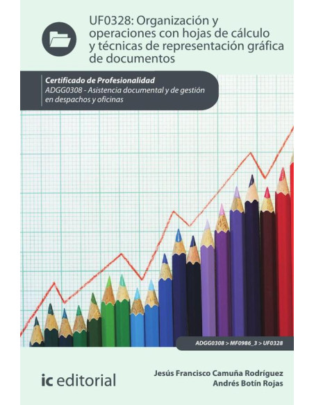 Organización y operaciones con hojas de cálculo y técnicas de representación gráfica en documentos. ADGG0308 - Asistencia documental y de gestión en despachos y oficinas