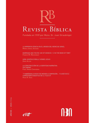 Revista Bíblica 2023/3-4 - Año 85