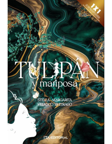 Tulipán y mariposa