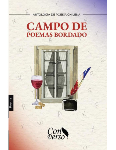 Campo de poemas bordado