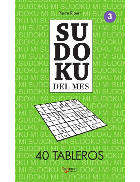 Sudoku del mes 3 - 40 tableros