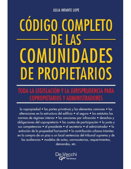 Código completo de las comunidades de propietarios