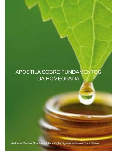 Apostila Sobre Fundamentos Da Homeopatia