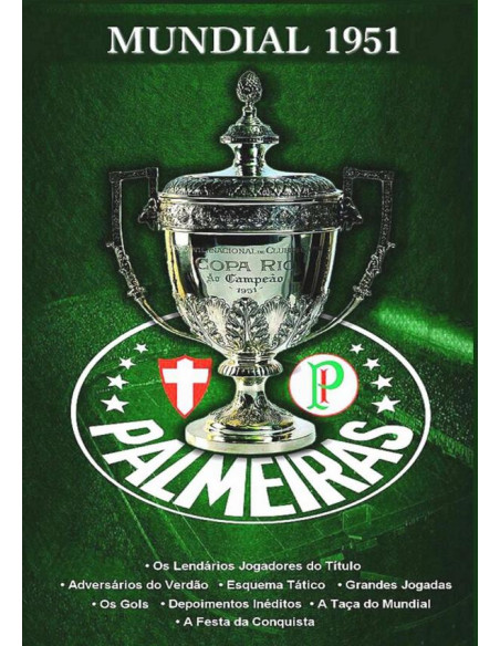 Livro Mundial Palmeiras 1951 Em Branco:Livro de Zoeira contra o Palmeiras, com todas as páginas em branco, pois o Palmeiras não tem mundial