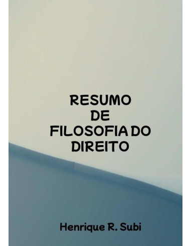 Resumo De Filosofia Do Direito