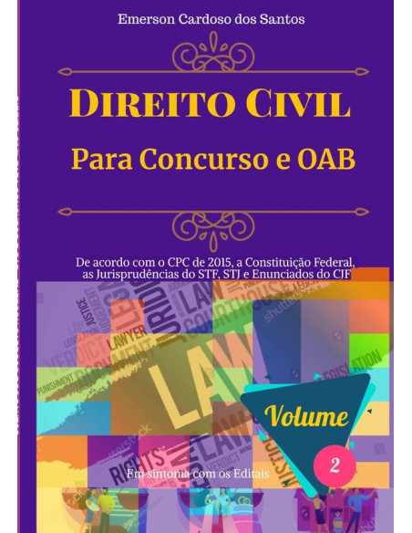 Direito Civil  Para Concurso E Oab:Segundo Volume