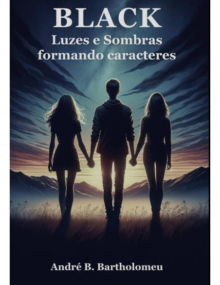 Black:Luzes e Sombras formando caracteres