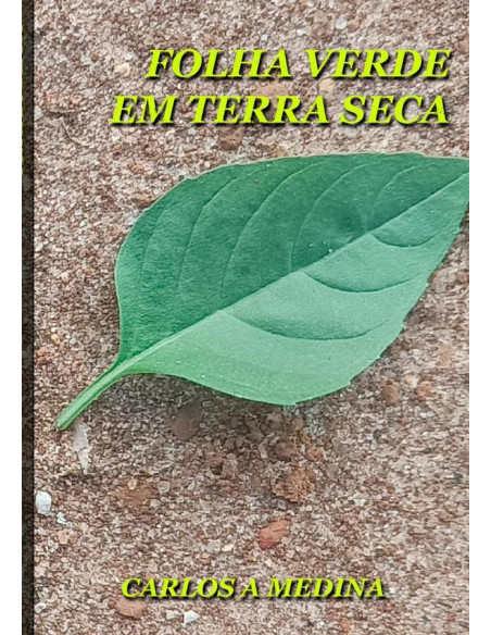 Folha Verde Em Terra Seca.