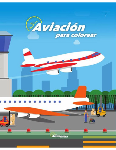 Aviación para Colorear