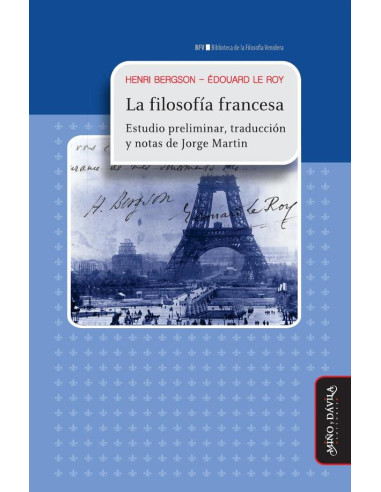 La filosofía francesa:Estudio preliminar, traducción y notas de Jorge Martin