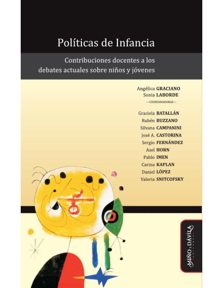 Políticas de Infancia.:Contribuciones docentes para la transformación de los destinos naturales