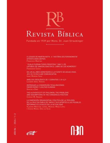 Revista Bíblica 2024/1-2 - Año 86