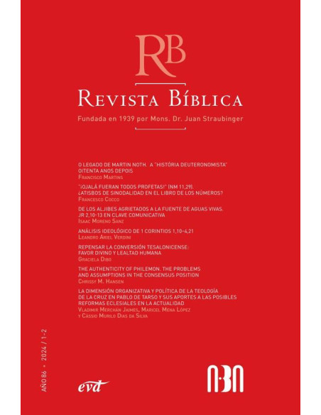 Revista Bíblica 2024/1-2 - Año 86