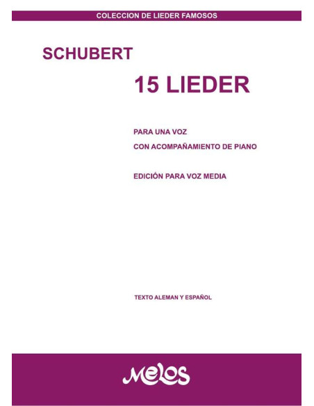 BA8714 - 15 Lieder - Schubert