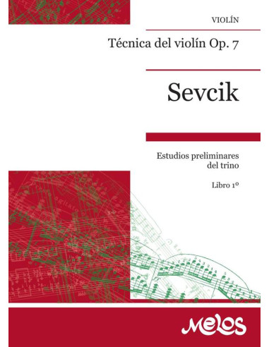 BA8230 - Técnica del violín Op. 7:Estudios preliminares del trino, Libro 1