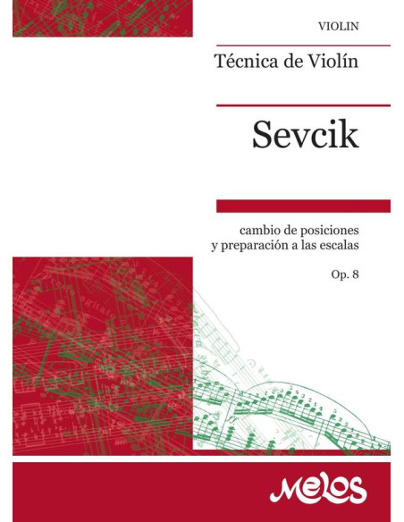 BA9173 - Técnica del violín, Op. 8:Cambio de posiciones y preparación a las escalas