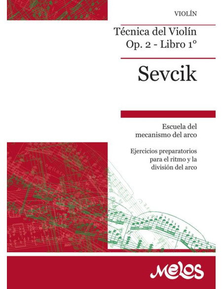 BA8073 - Técnica del Violín Op. 2, Libro 1°:Escuela del mecanismo del arco