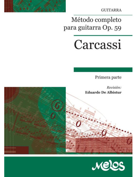 BA7090 - Método completo para guitarra : Op. 59:Primera parte