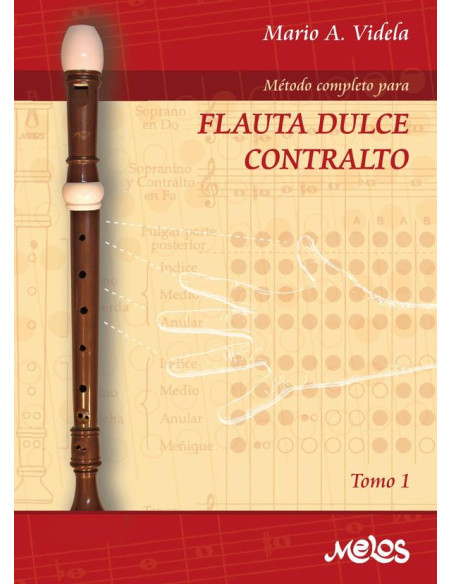 BA13064 - Método completo para flauta dulce contralto - Tomo 1