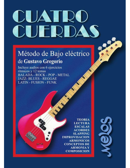 BA13493 - Cuatro cuerdas:Método de bajo eléctrico