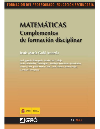 Matemáticas. Complementos de formacióndisciplinar