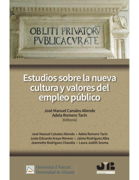 Estudios sobre la nueva cultura y valores del empleo público.