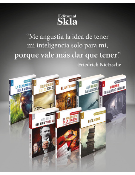 Pack Friedrich Nietzsche Por 7 Tomos