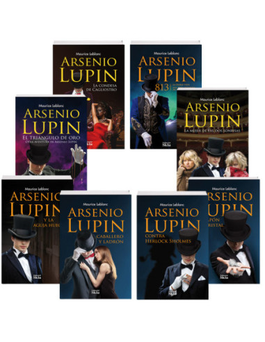 Colección Libros Arsenio Lupin