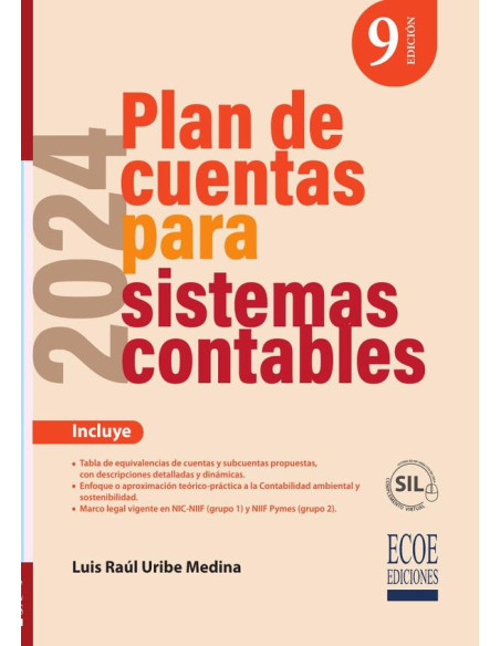 Plan de cuentas para sistemas contables 2024 - 9na edición