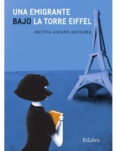 Una emigrante bajo la torre Eiffel