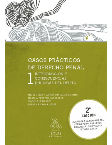 Casos prácticos de derecho penal 1 :INTRODUCCIÓN Y CONSECUENCIAS JURÍDICAS DEL DELITO