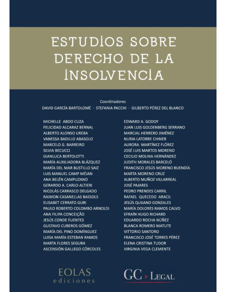 Estudios sobre derecho de la insolvencia