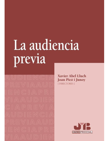 La audiencia previa