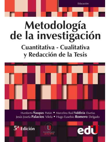 Metodología de la Investigación cuantitativa- cualitativa y redacción de la tesis. 5ta Edición