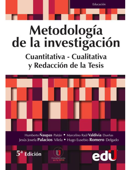 Metodología de la Investigación cuantitativa- cualitativa y redacción de la tesis. 5ta Edición